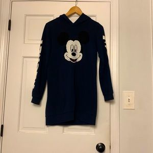 Mickey Mouse’s hooded sweatshirt dress